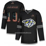 Camiseta Hockey Nashville Predators Jarnkrok 2020 USA Flag Negro