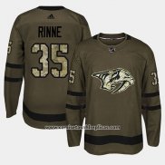 Camiseta Hockey Nashville Predators Pekka Rinne Camuflaje Salute To Service