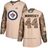 Camiseta Hockey Nino Winnipeg Jets 44 Josh Morrissey Camuflaje Autentico 2017 Veterans Day Stitched