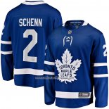 Camiseta Hockey Toronto Maple Leafs Luke Schenn Primera Breakaway Azul