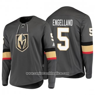 Camiseta Hockey Vegas Golden Knights Deryk Engelland Platinum