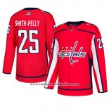 Camiseta Hockey Washington Capitals Devante Smith Pelly Autentico Primera Rojo